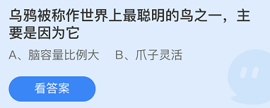 《支付寶》螞蟻莊園2021年11月11日每日一題答案