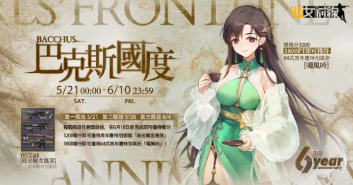 《少女前線》全球上市6周年慶典即將開(kāi)幕周年慶裝扮與周年活動(dòng)同步登場(chǎng)