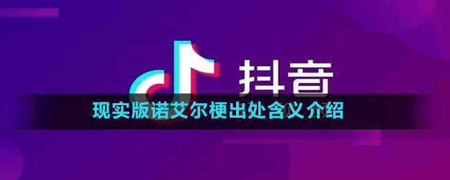 現(xiàn)實(shí)版諾艾爾梗出處含義介紹