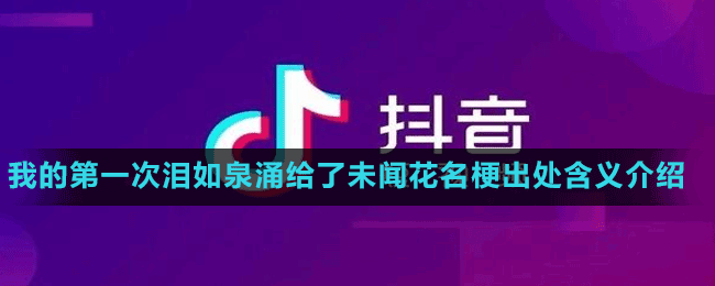 我的第一次淚如泉涌給了未聞花名梗出處含義介紹