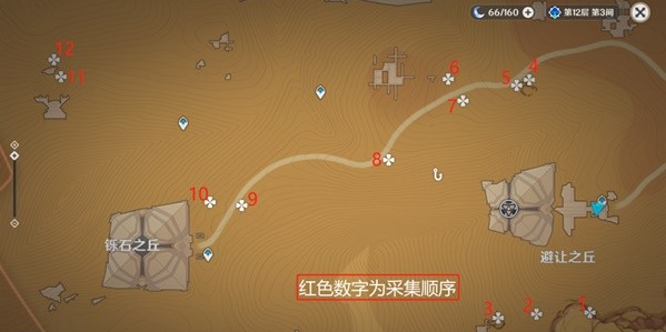 《原神》赤念果快速采集路線推薦