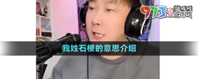 《抖音》我姓石梗的意思介紹