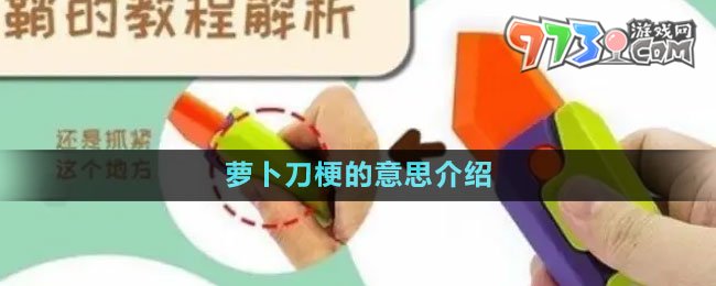 《抖音》蘿卜刀梗的意思介紹