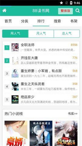 八八讀書網(wǎng)手機版截圖(2)