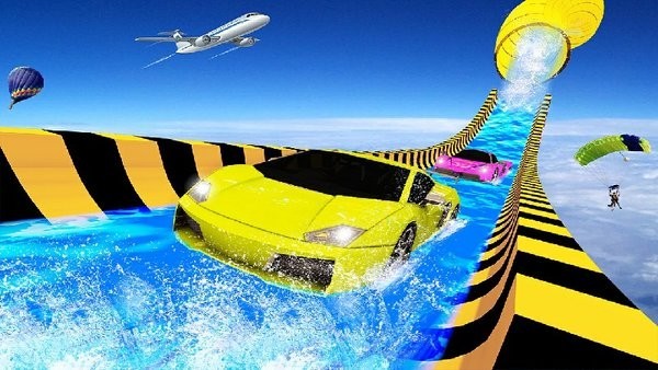 天空賽道駕駛賽車截圖(2)