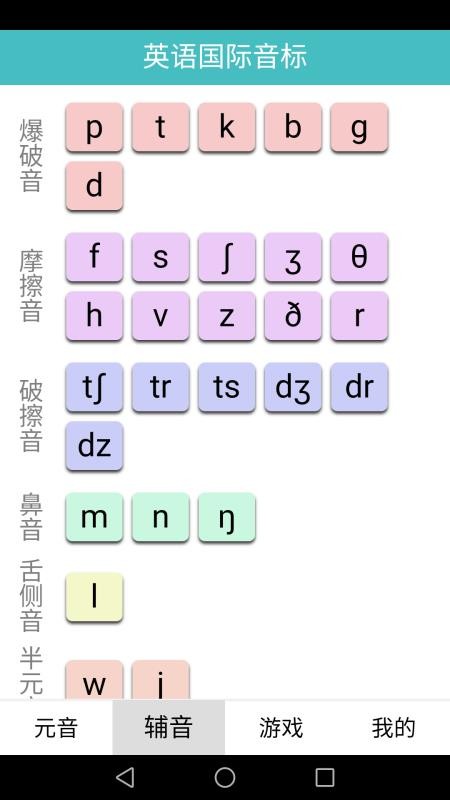 英語國際音標標準教程截圖(1)