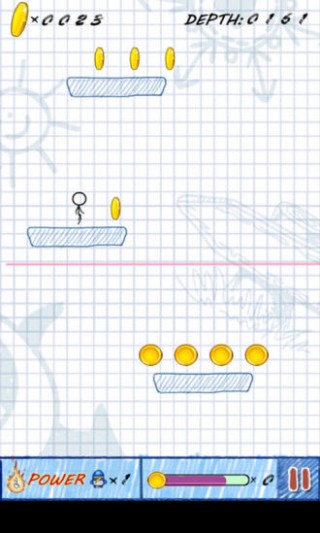 火柴人涂鴉跳落截圖(2)