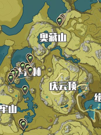 《原神》2022蓮蓬地圖采集點(diǎn)分享