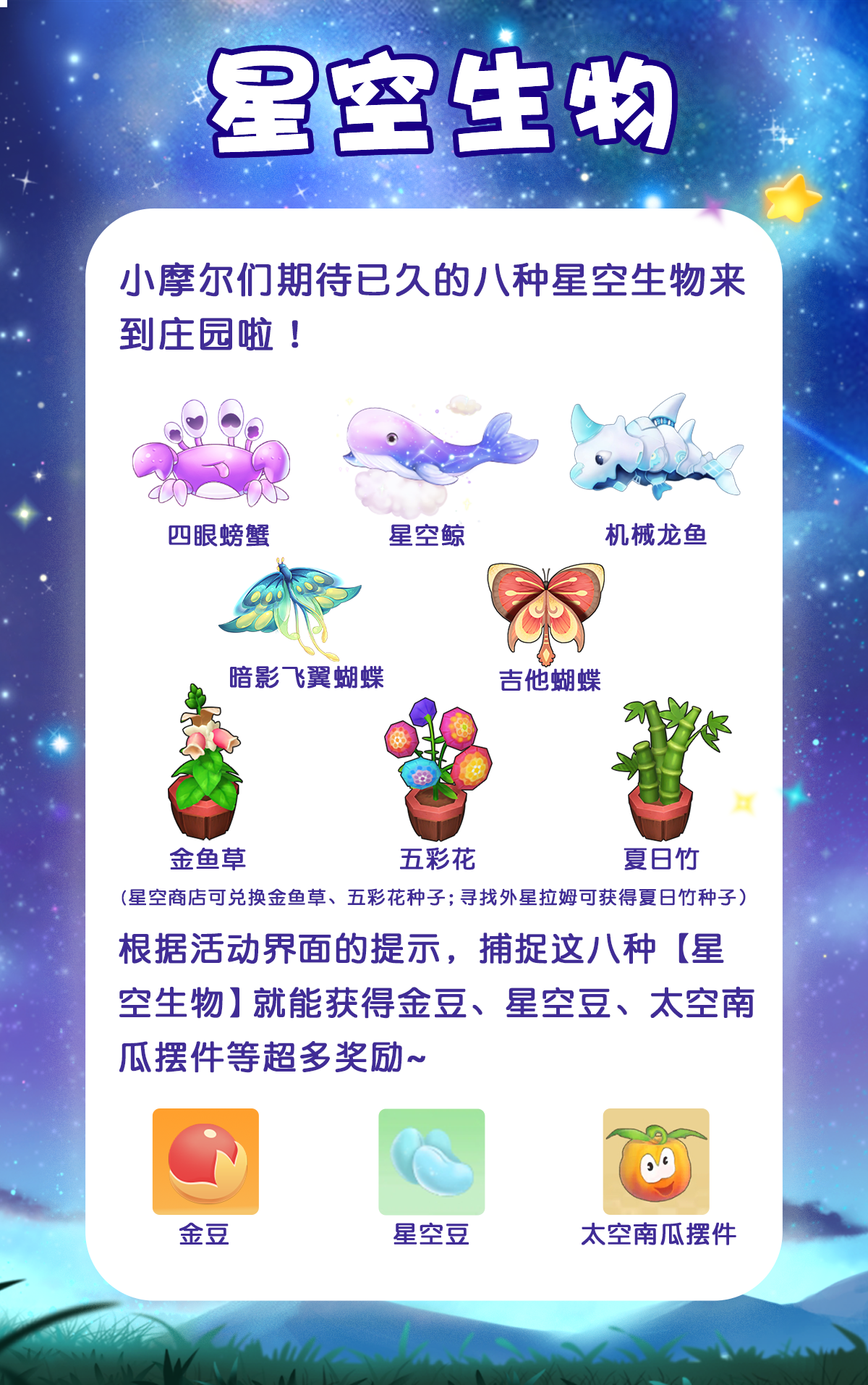 《摩爾莊園》拉姆運動會籌備中，星空節(jié)夢幻延續(xù)！