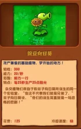 《植物大戰(zhàn)僵尸雜交版》植物圖鑒一覽