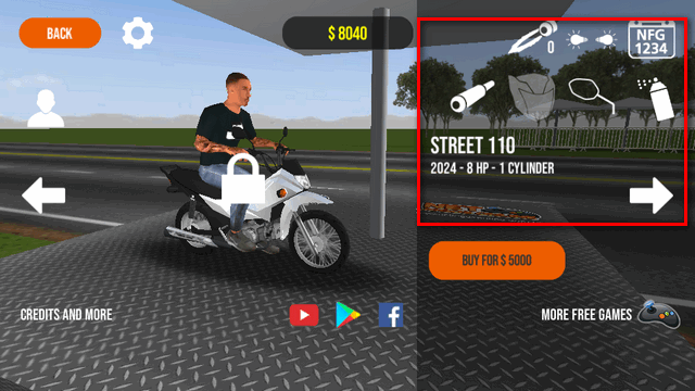 摩托平衡3d游戲(Moto Wheelie 3D)